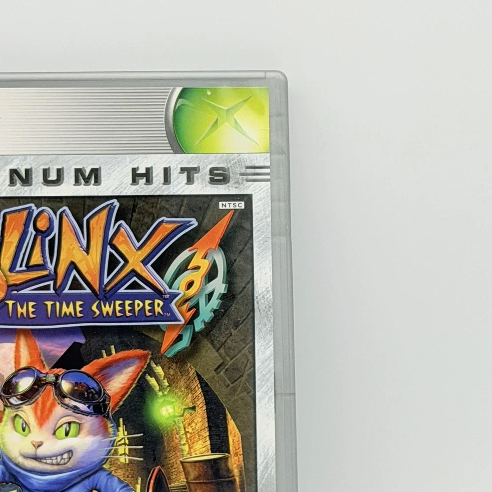 Blinx The Time Sweeper Microsoft Xbox Platinum Hits Complete CIB 2003 E NTSC